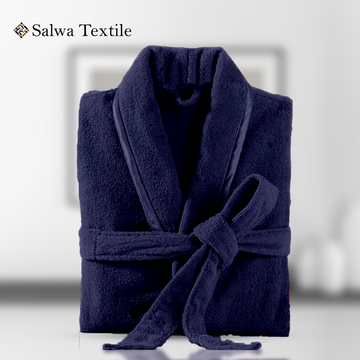 Premium Bathrobe - Navy Blue