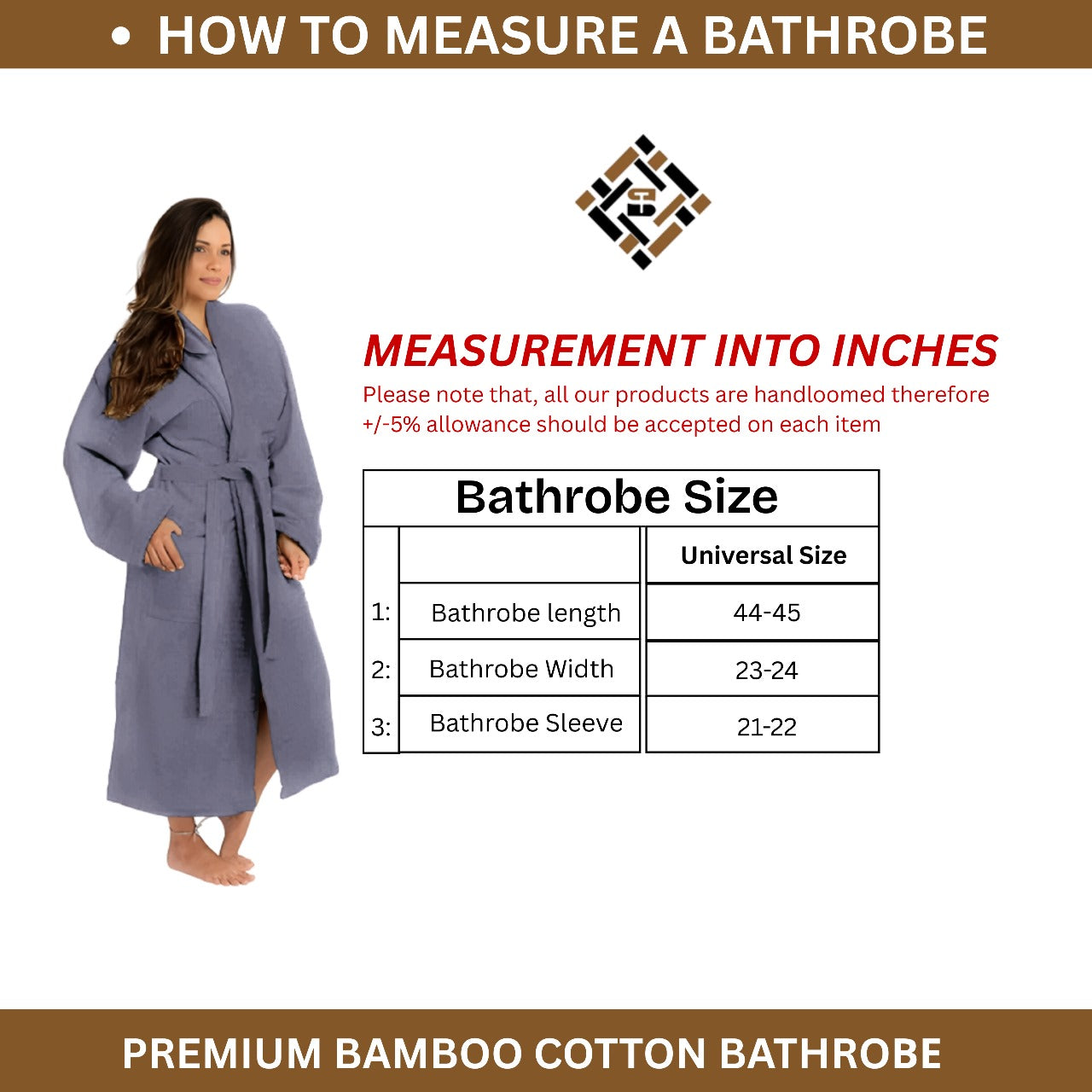 Premium Bathrobe - Gray