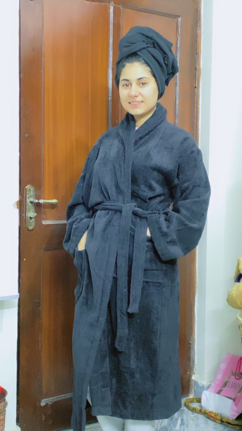 Pack of 2 - Velour Bathrobes