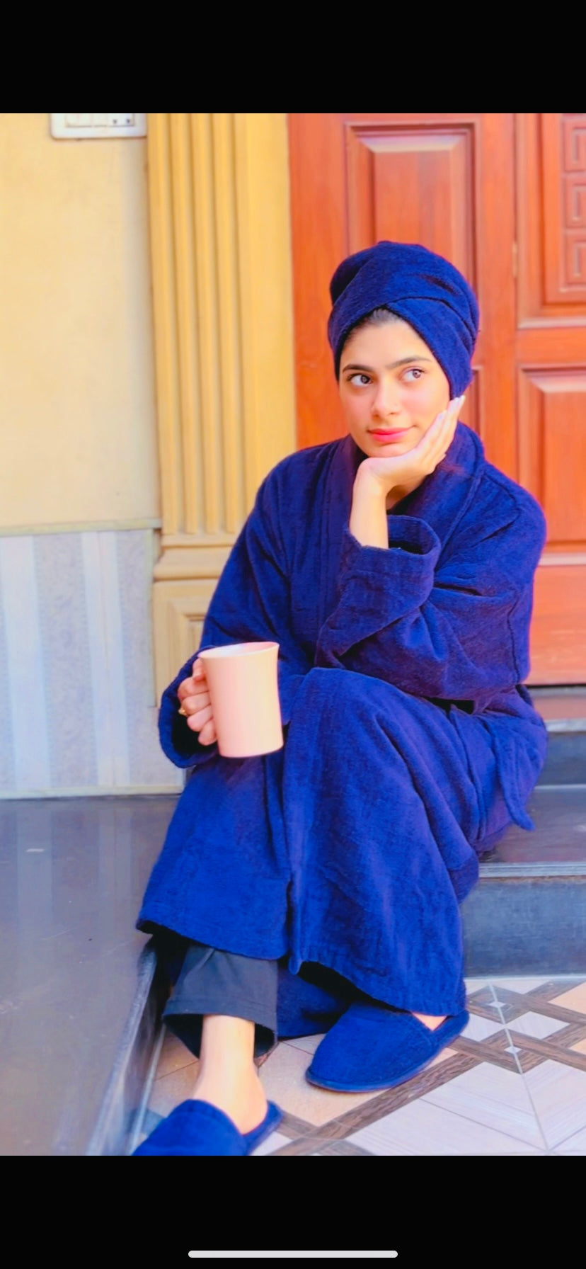 Pack of 2 - Velour Bathrobes