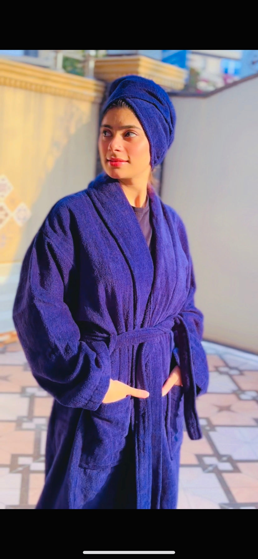Pack of 2 - Velour Bathrobes