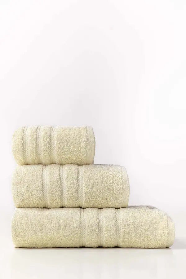 Towel Set - Cream - Pack of 3