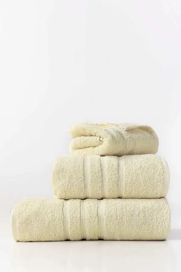 Towel Set - Cream - Pack of 3